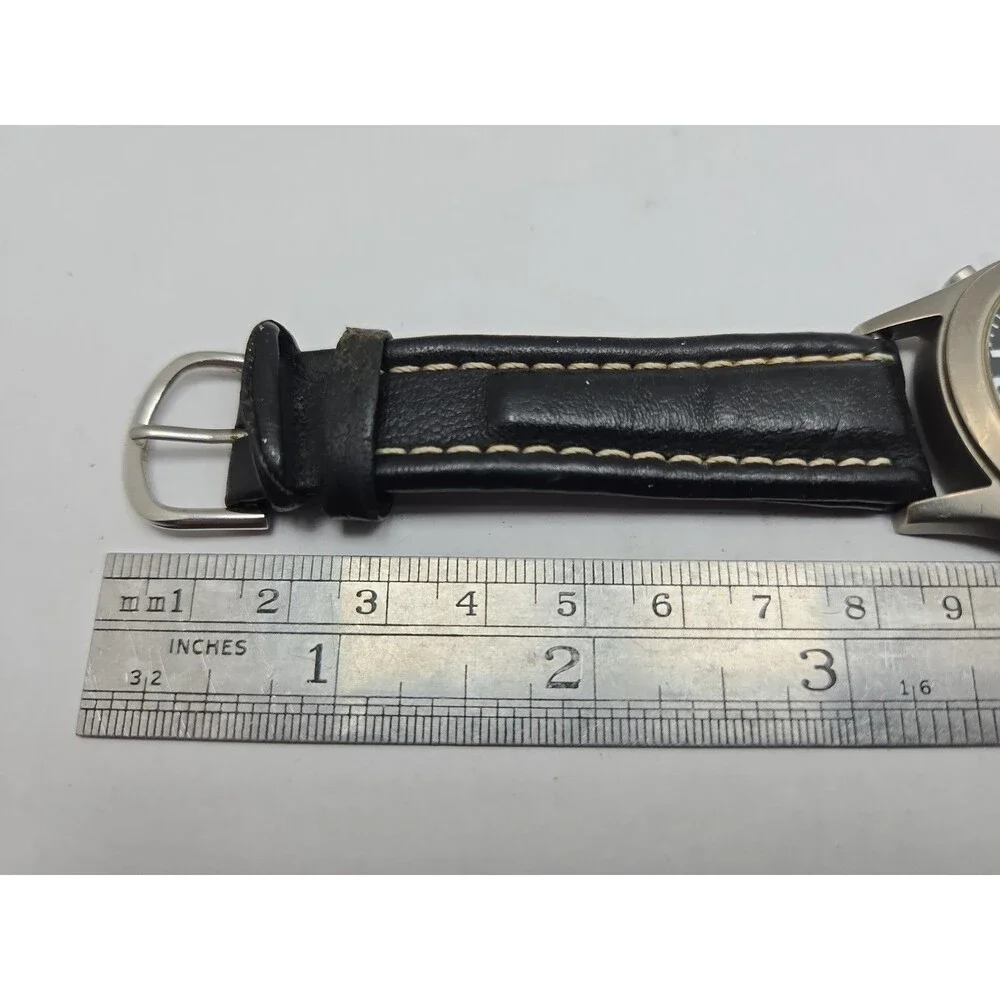 Momentum Pathfinder Alarm Titanium Mens Watch SP50 Black Dial 10ATM New Battery